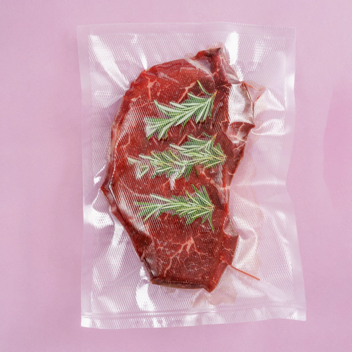 Principe du sac sous vide.