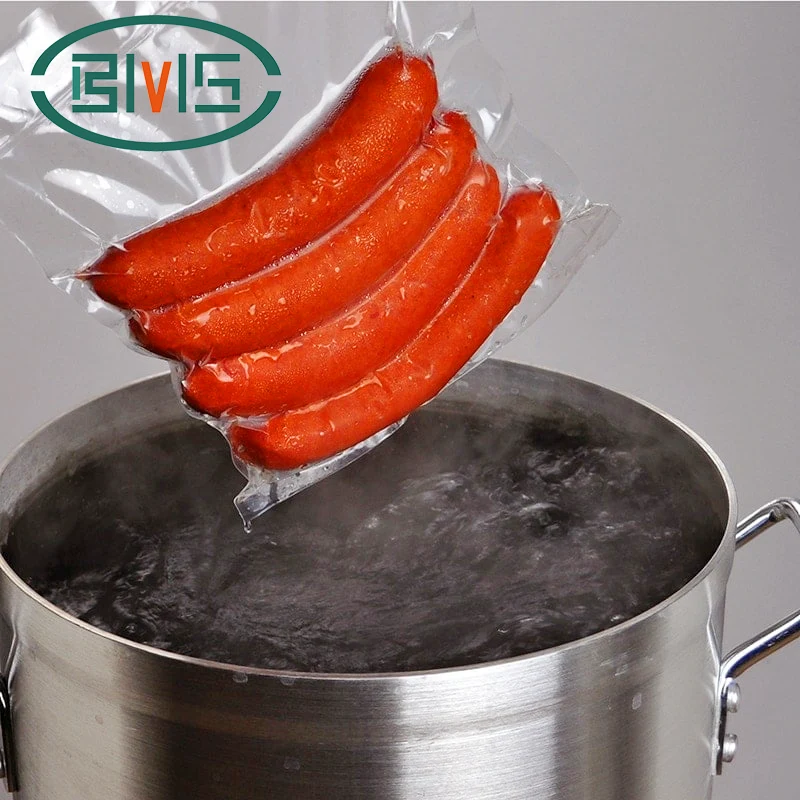 Sac d'emballage sous vide transparent PA PE